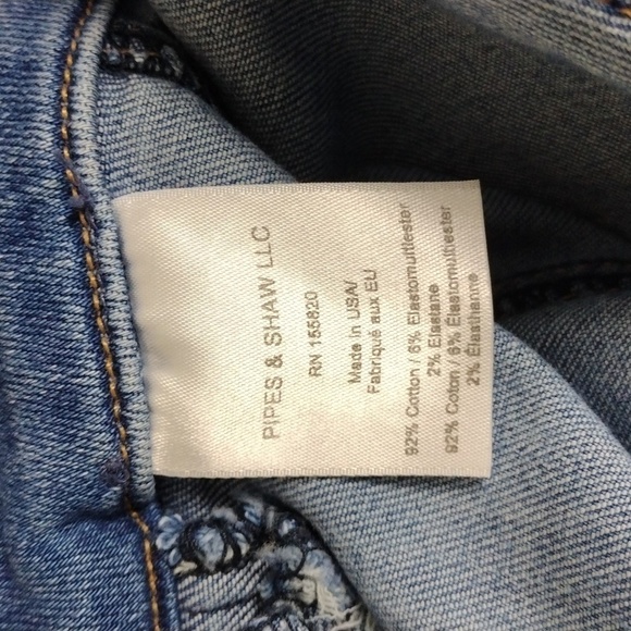 Veronica Beard Jeans Ember Powder Ocean Wash High Rise Two Button Wide Leg Jean - Picture 9 of 16